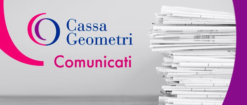 Comunicati Cassa Geometri